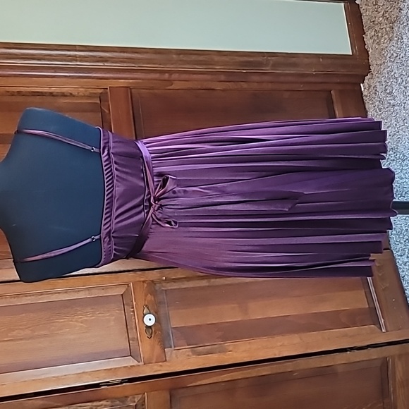 Speechless dress Lg empire waist embellish pleated skirt full lining special occ - Picture 2 of 11